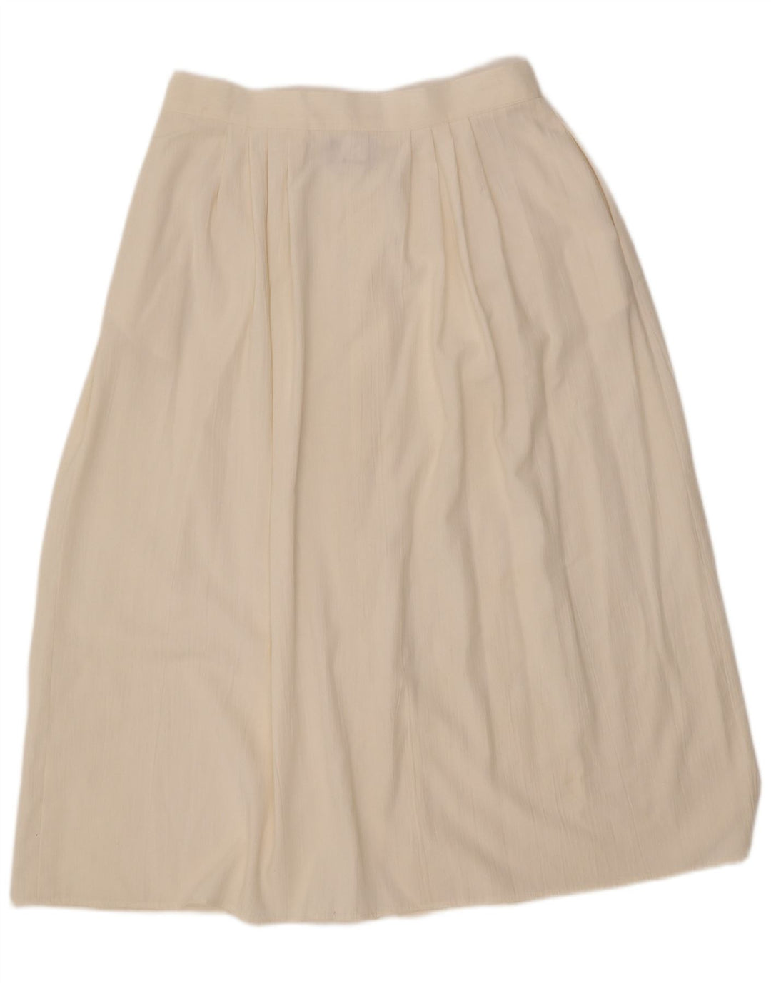 VINTAGE Womens Pegged A-Line Skirt UK 16 Large W32  Off White Polyester