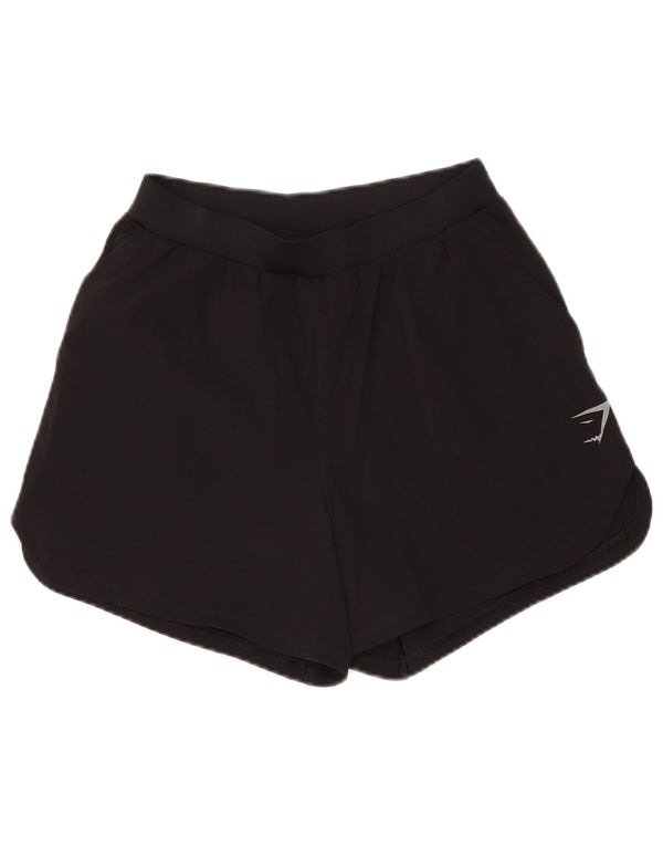 Pantaloncini sportivi da donna Gymshark UK 6 XS Sport in nylon nero