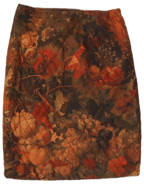 Fiorella Rubino Gonna a tubino a vita alta da donna UK 14 Large W28 Multicolore