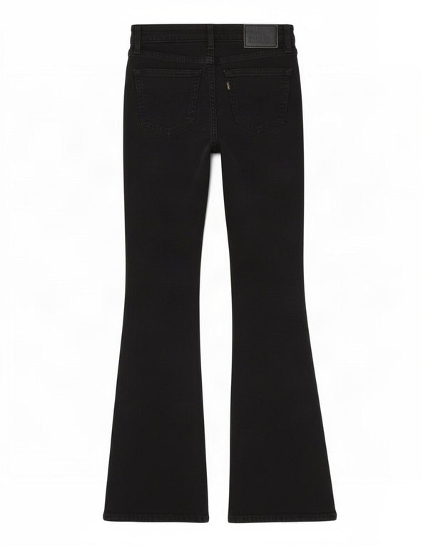 Jeans Levi's da donna 725 bootcut a vita alta W24 L32 cotone nero