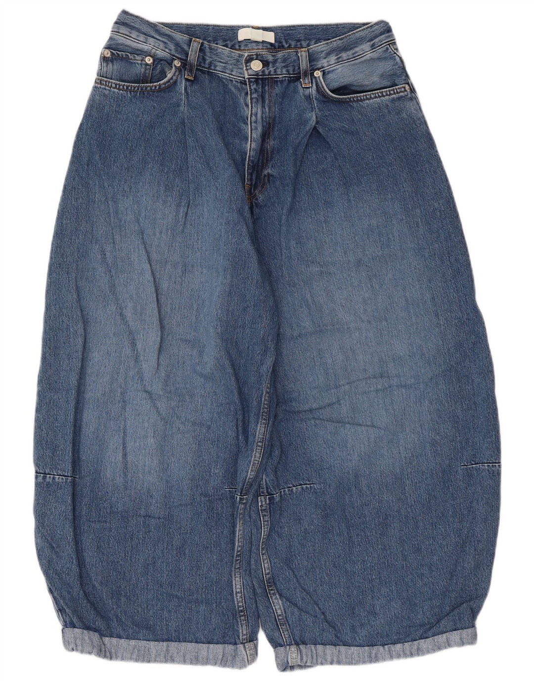 Jeans Cos da donna Harem Capri EU 38 medio W30 L21 cotone blu