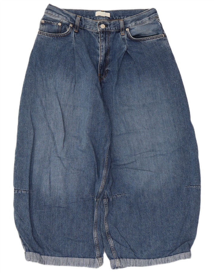 Jeans Cos da donna Harem Capri EU 38 medio W30 L21 cotone blu