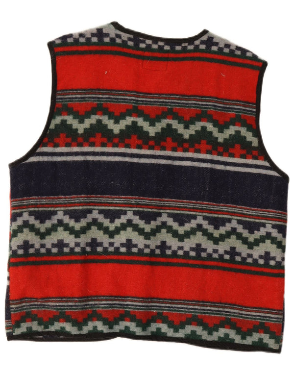 On Stage Mens Waistcoat Medium Multicoloured Striped