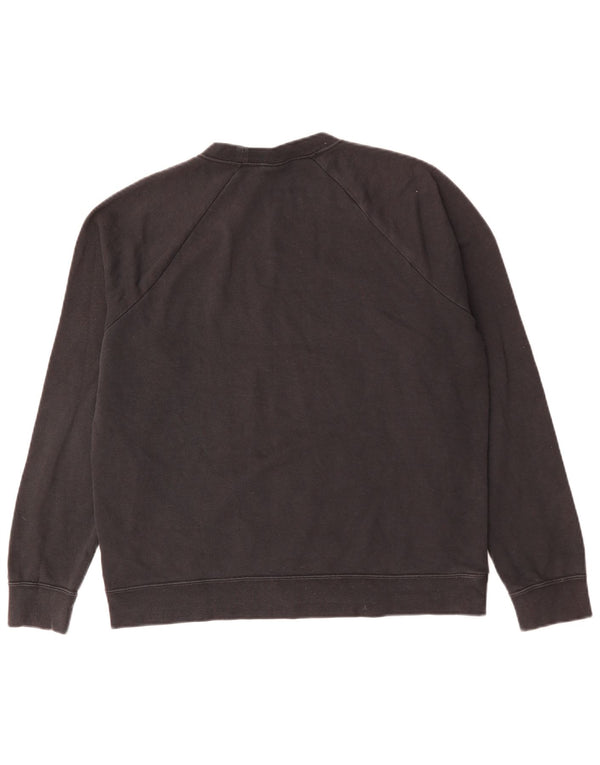 Felpa da uomo Nike Maglione grande in cotone nero