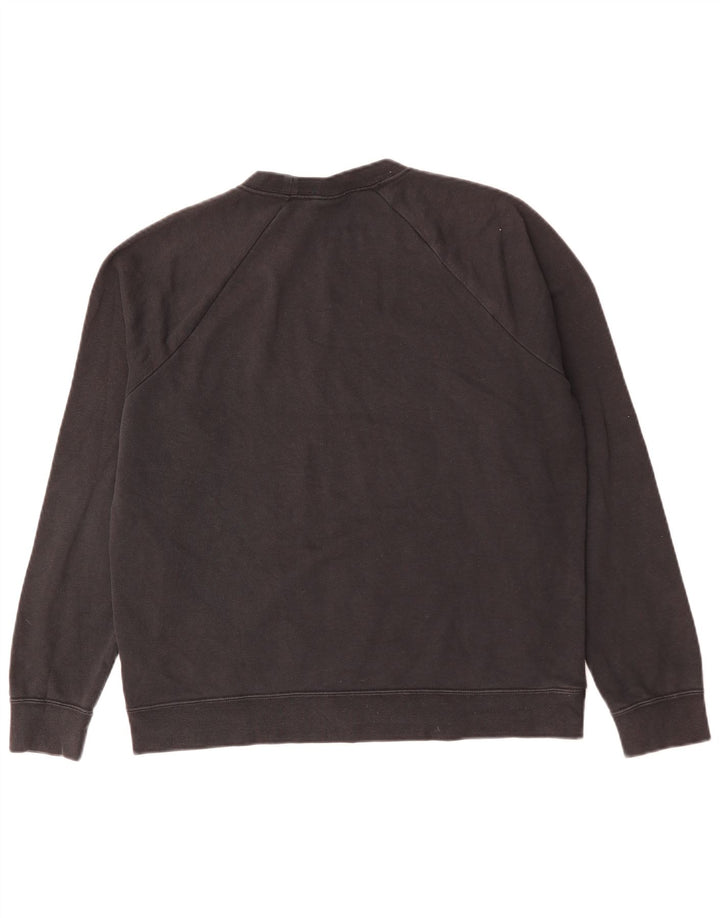 Felpa da uomo Nike Maglione grande in cotone nero