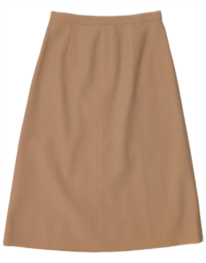 Set gonna vintage da donna a 4 bottoni in 2 pezzi IT 42 medio W26 Beige