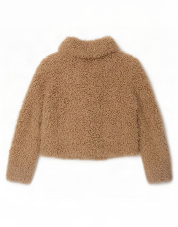 Giubbotto bomber da donna Zara Teddy Bear UK 14 Beige medio