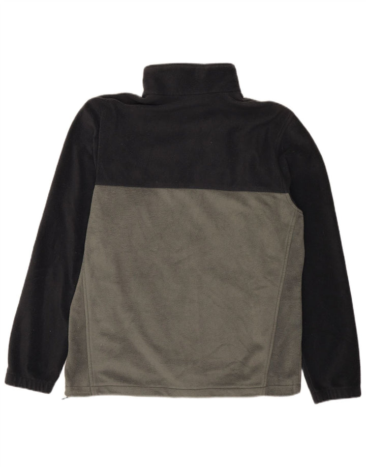 Giacca in pile da uomo Columbia UK 40 Large Grigio Colourblock Poliestere