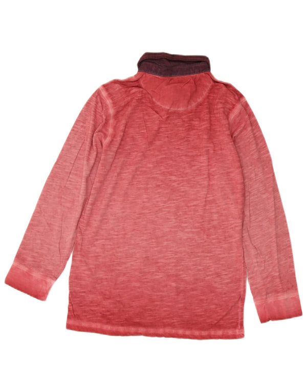 Polo da rugby a maniche lunghe da bambino Marlboro Classics 9-10 anni rossa chiazzata