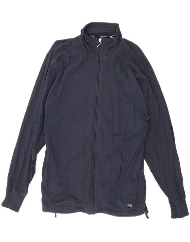 Giacca da ginnastica da uomo Asics piccola blu navy
