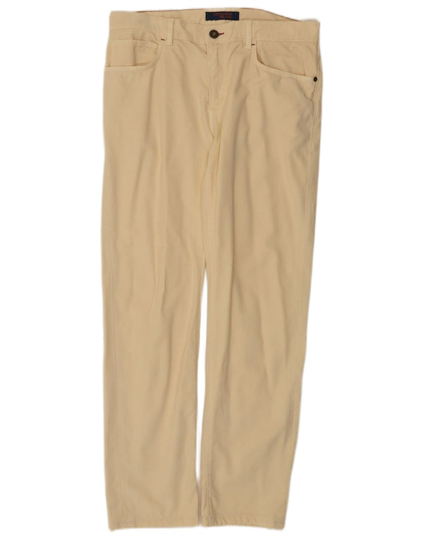 Pantaloni Casual Dritti Uomo Trussardi W36 L31 Lyocell Beige