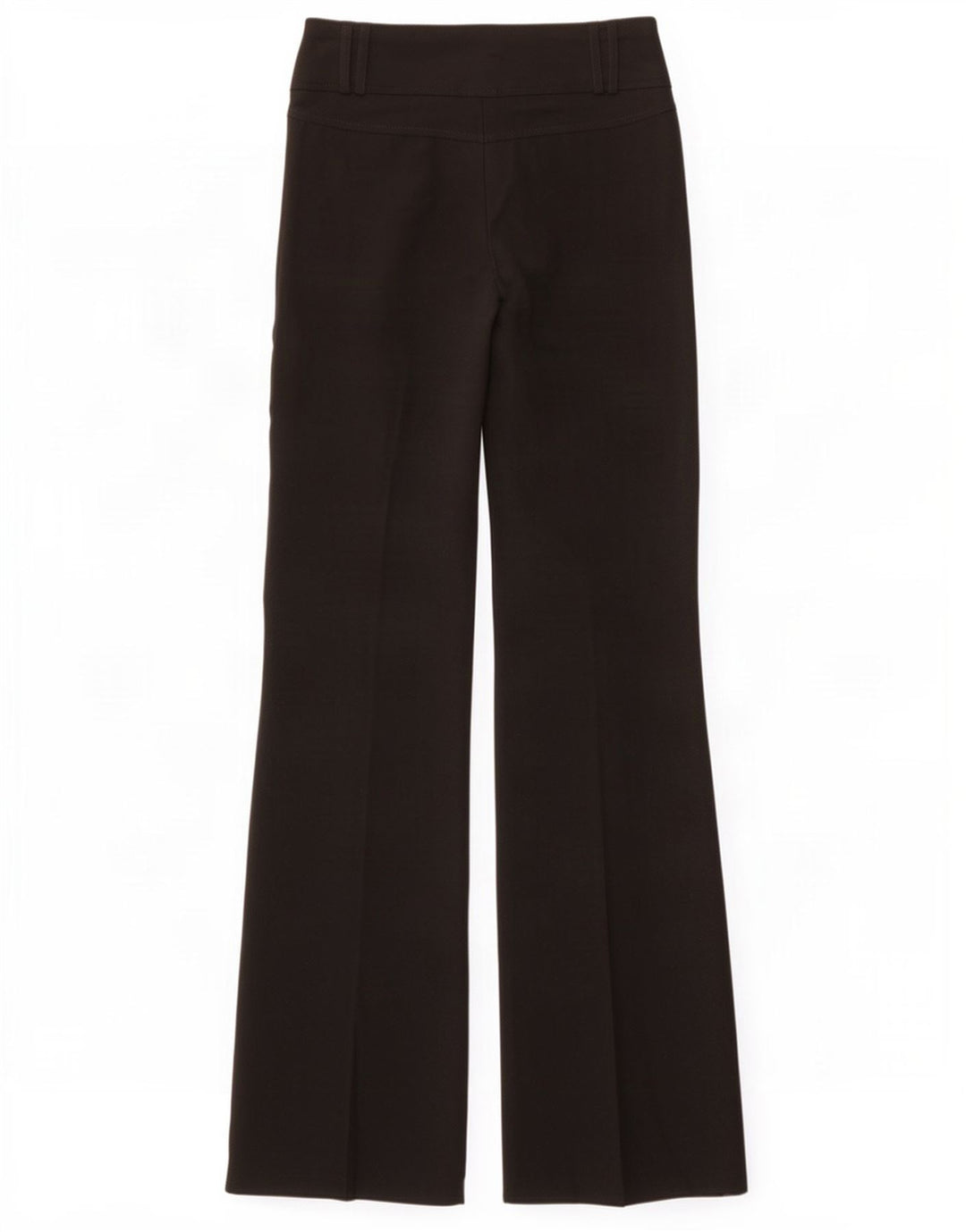 Topshop Pantaloni casual da donna Bootcut UK 8 Small W28 L35 Poliestere nero