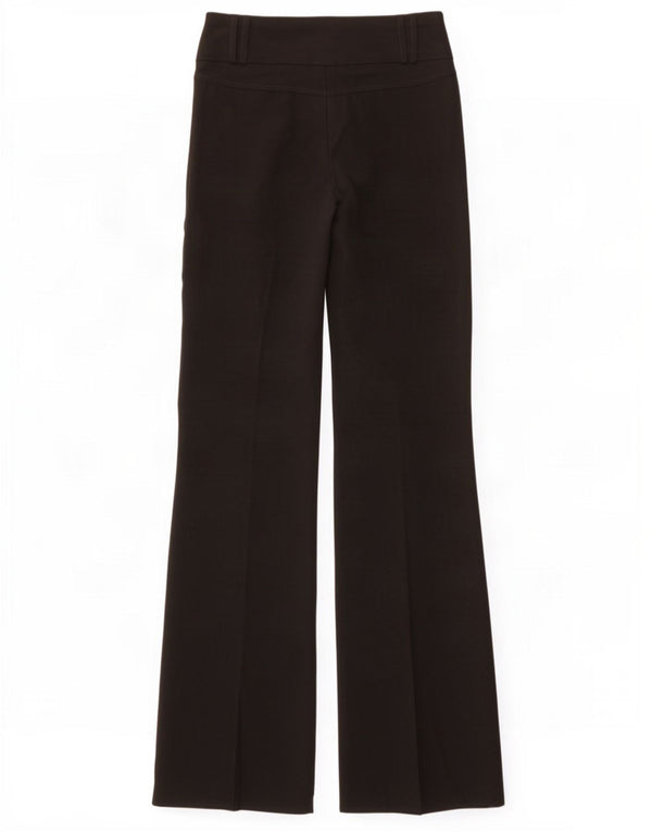 Topshop Pantaloni casual da donna Bootcut UK 8 Small W28 L35 Poliestere nero
