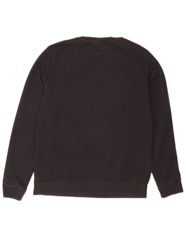 Felpa grafica da donna Adidas Jumper UK 12/14 Medium Black Sports