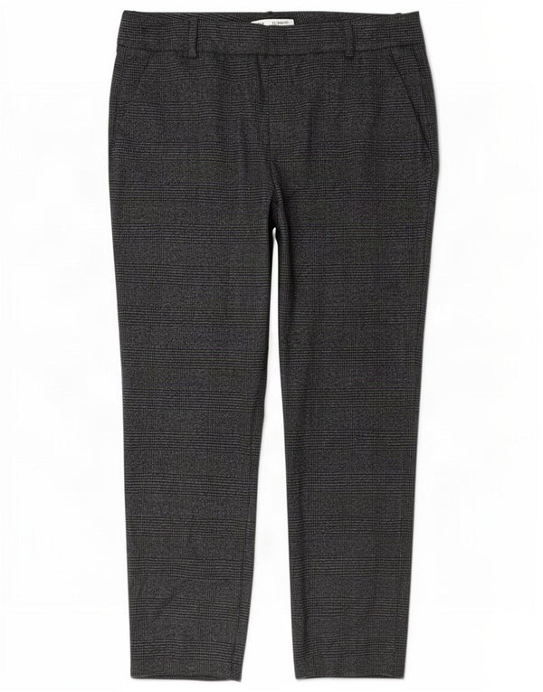 Pantaloni chino affusolati da donna Zara EU 40 medi W30 L27 grigio pied de poule
