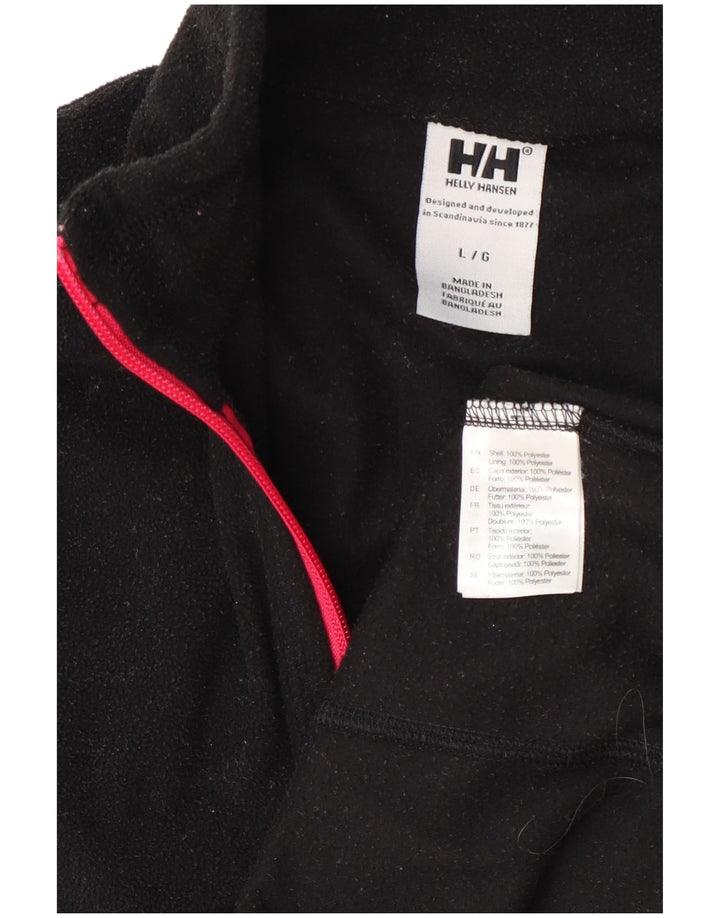 Giacca in pile da donna Helly Hansen UK 16 grande poliestere nero