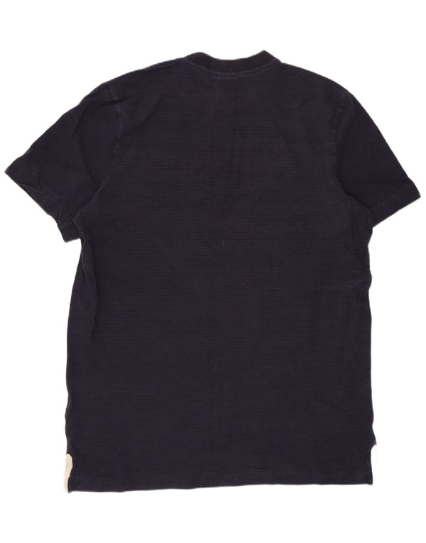 T-shirt grafica da uomo Nike Top XL in cotone blu navy