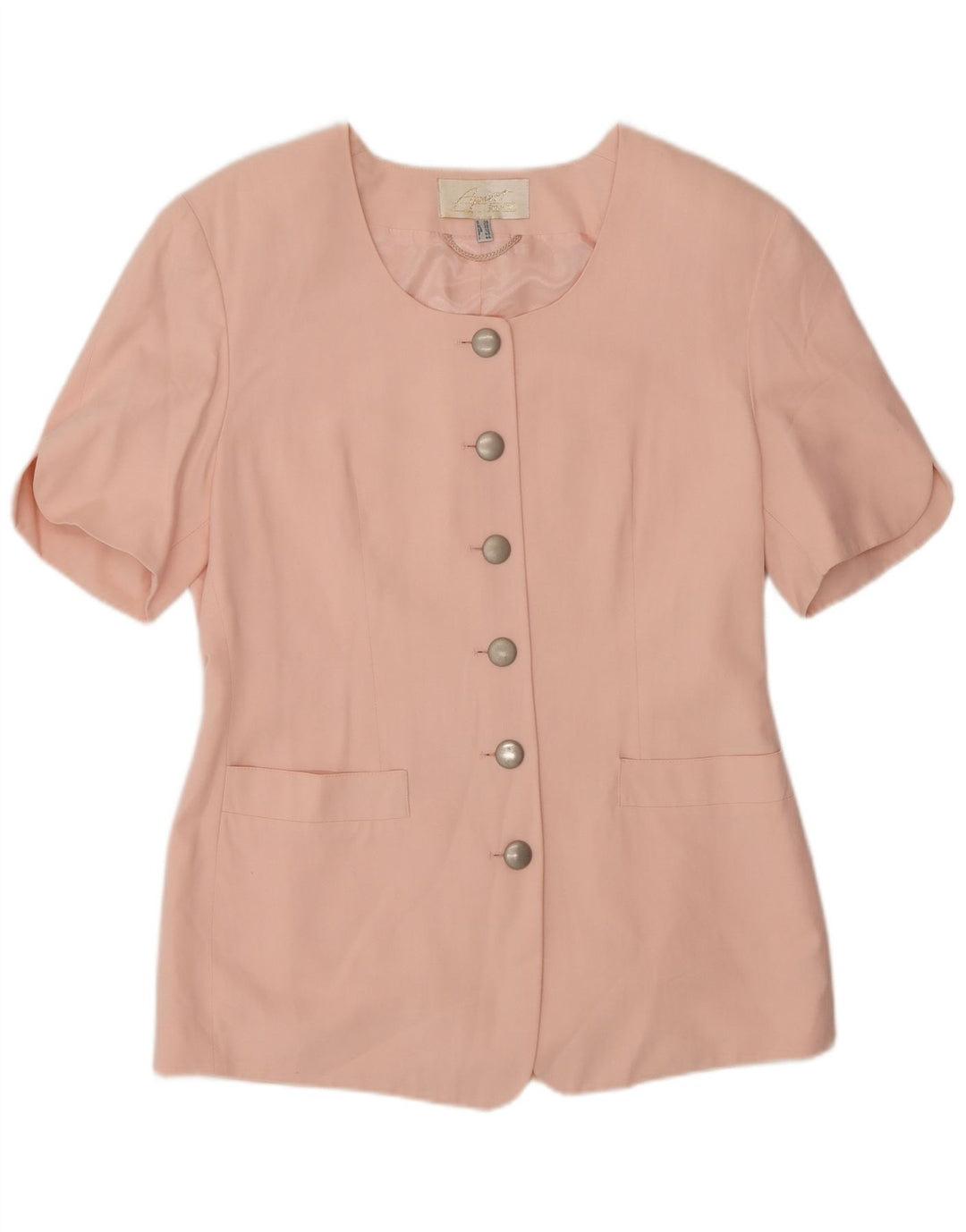 Giacca blazer da donna a maniche corte a 6 bottoni APART UK 12 rosa medio