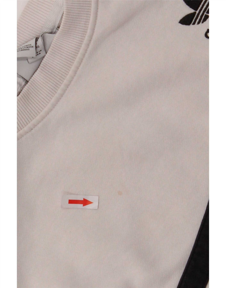 Felpa oversize da donna Adidas Jumper UK 14 Medium Pink Colourblock