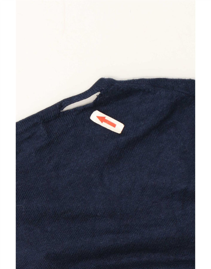 Maglione cardigan da donna Marks & Spencer UK 12 medio blu navy