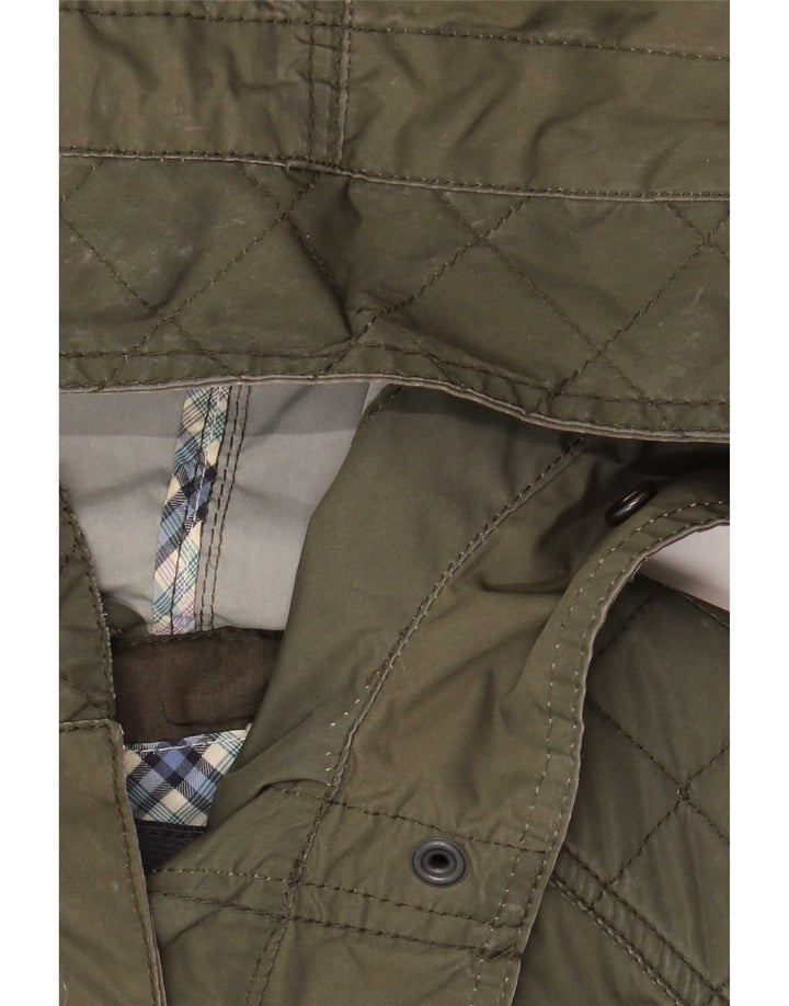 Giacca parka con cappuccio da donna KHUJO UK 20 2XL poliestere kaki
