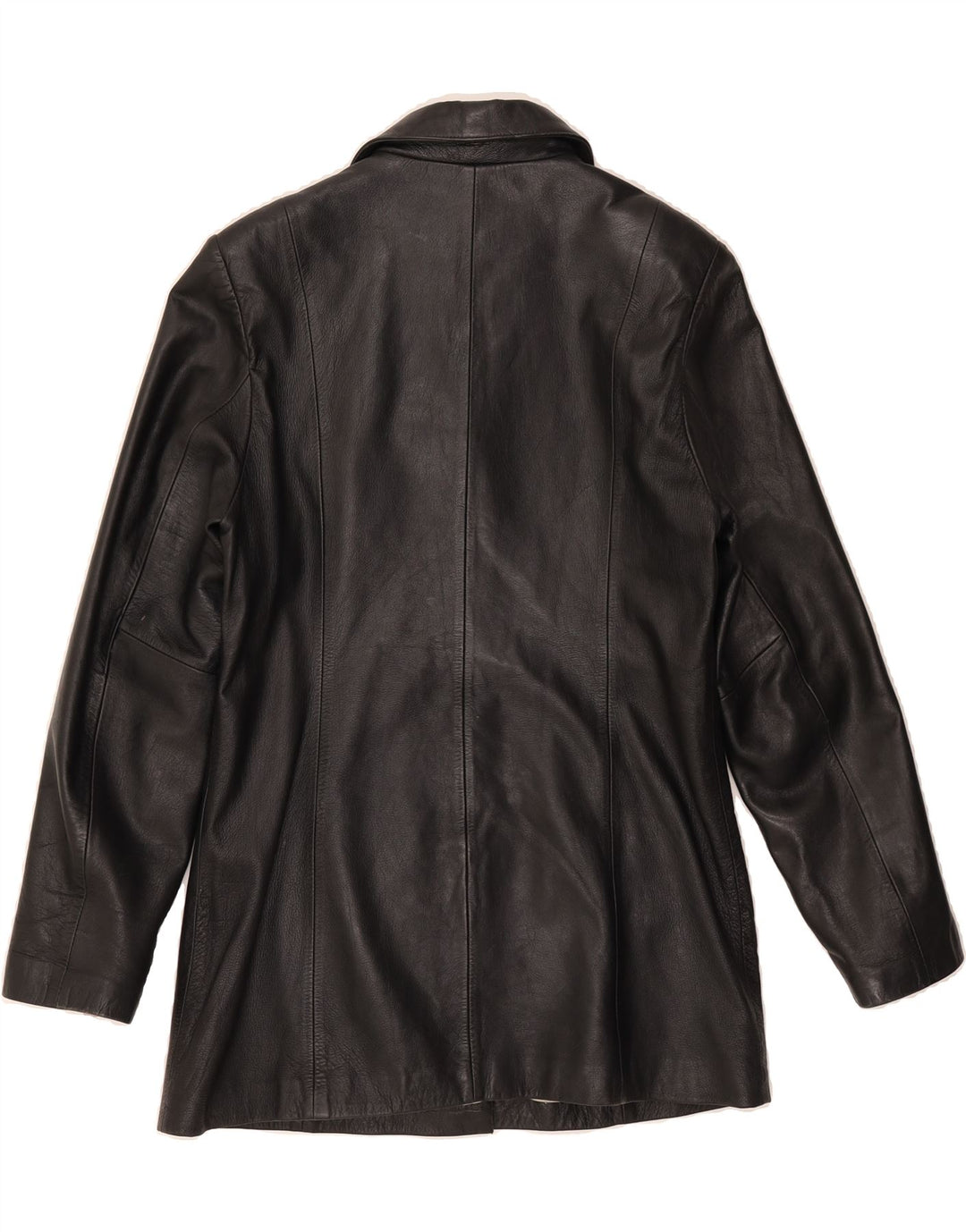 ST. BERNARD Womens Leather Jacket UK 12 Medium Black Leather Vintage St. Bernard and Second-Hand St. Bernard from Messina Hembry 