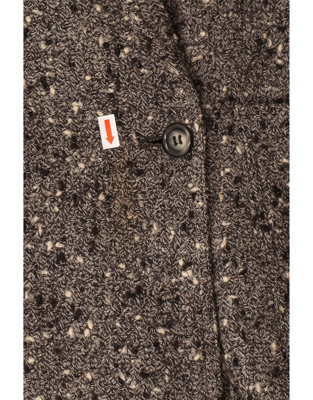 VALENTINO Giacca Blazer Doppiopetto Donna IT 44 Grigio Medio Chiazzato