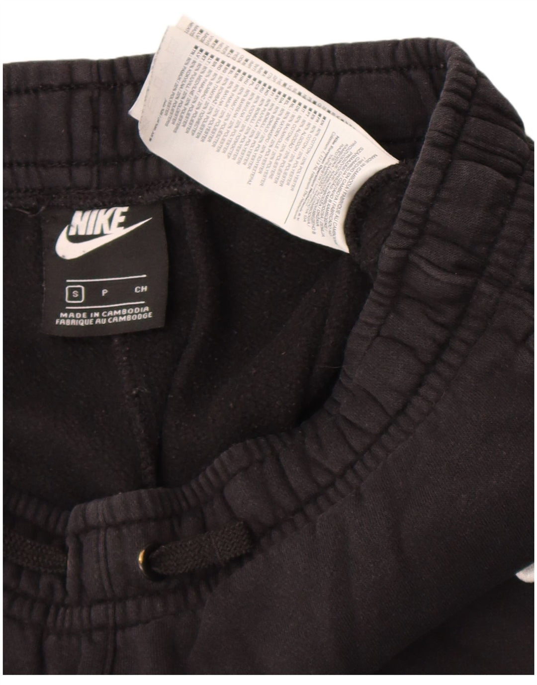 Pantaloni da tuta da uomo Nike Joggers piccoli in cotone nero