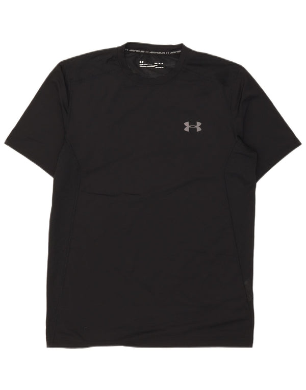 Maglietta Under Armour da uomo Heat Gear Top in poliestere nero medio