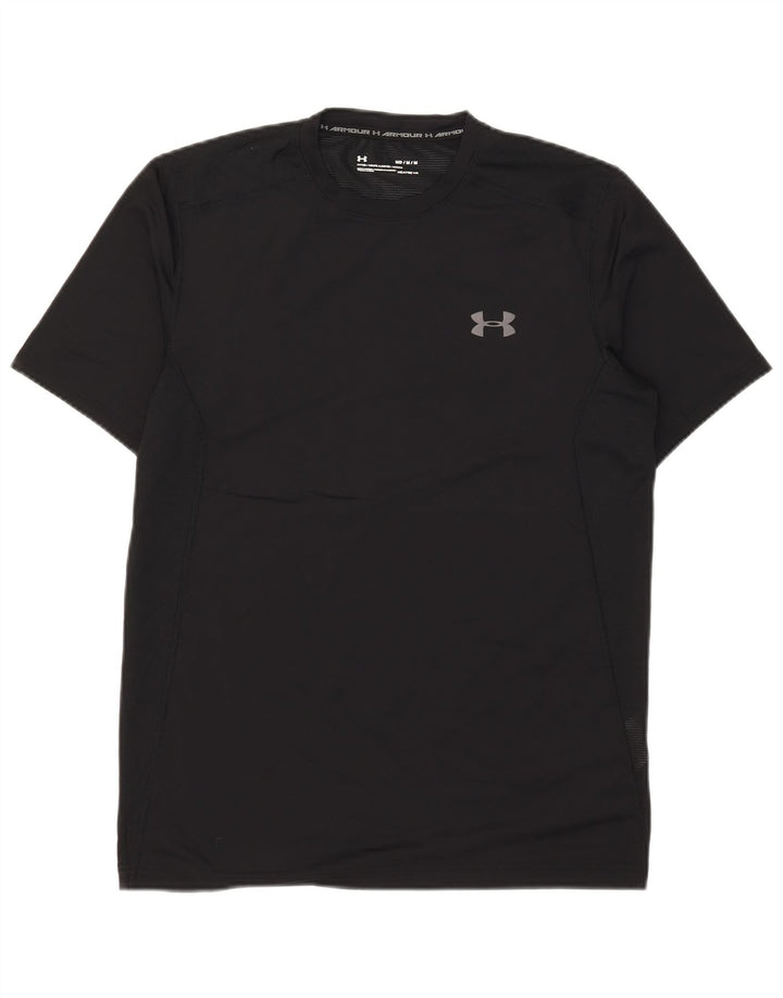 Maglietta Under Armour da uomo Heat Gear Top in poliestere nero medio