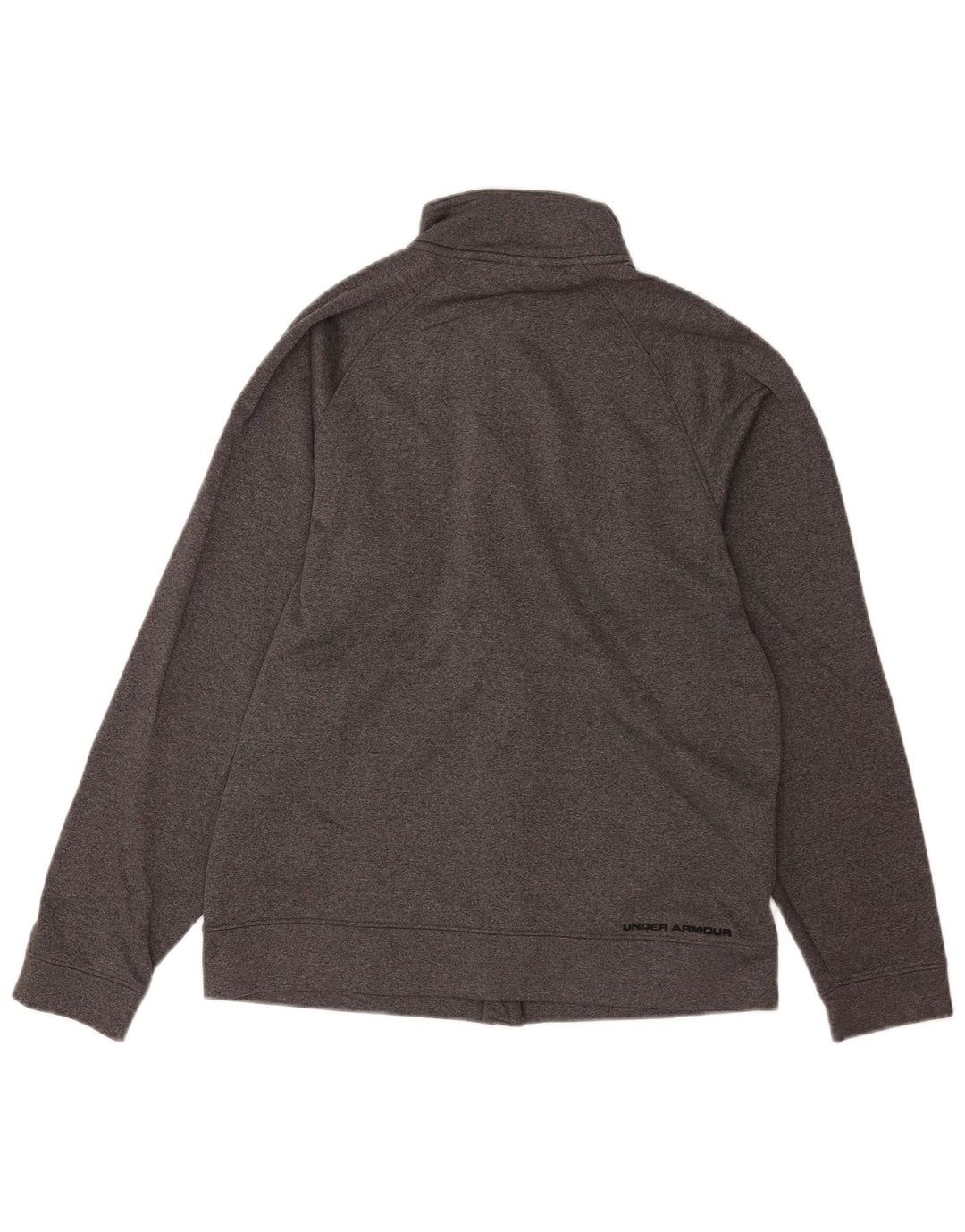 Giacca da tuta grafica da uomo Under Armour in poliestere grigio medio