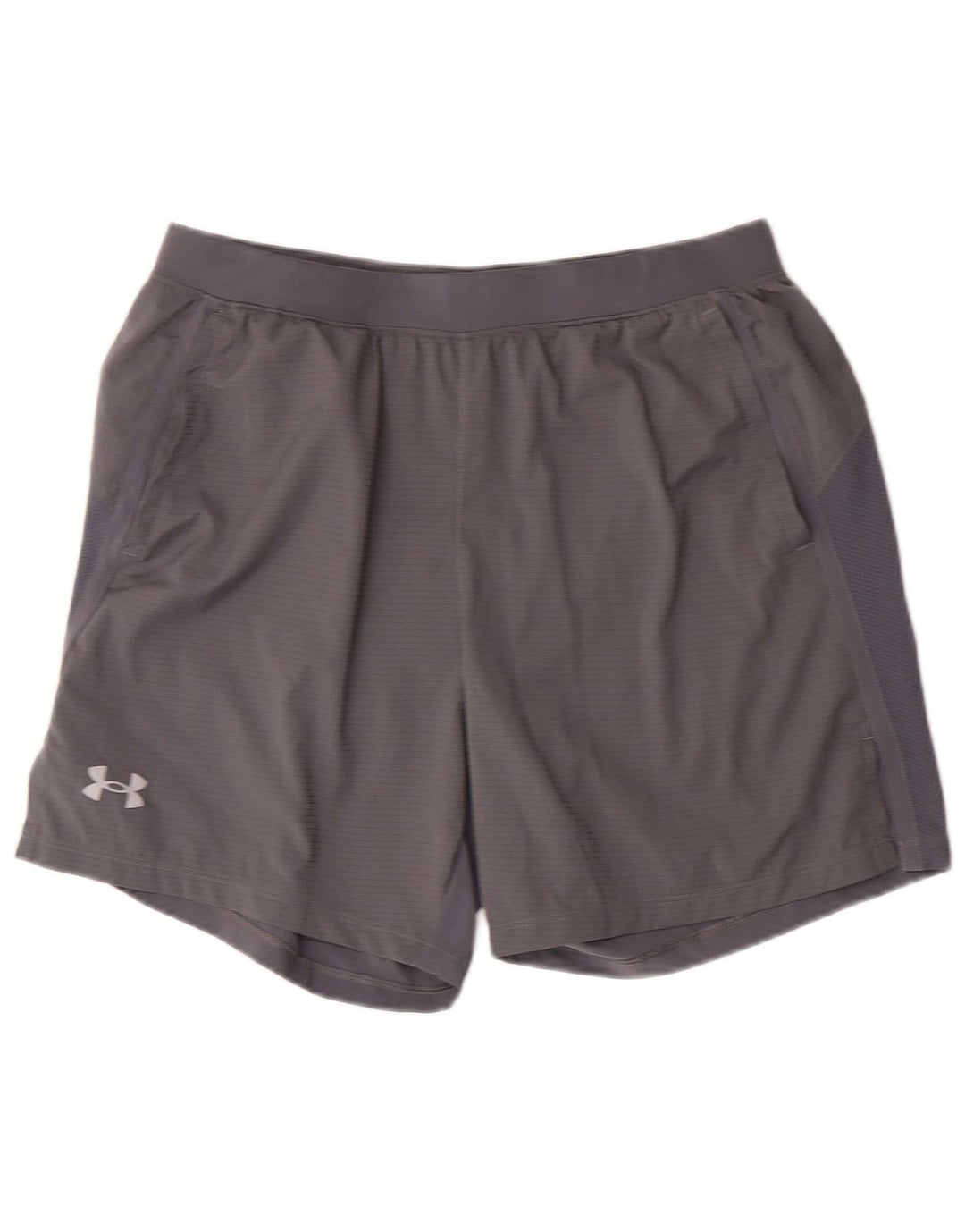 UNDER ARMOUR Mens Graphic Sport Shorts Large  Grey Polyester