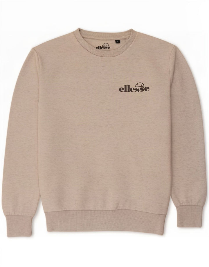Felpa grafica da uomo Ellesse Maglione piccolo poliestere chiazzato grigio