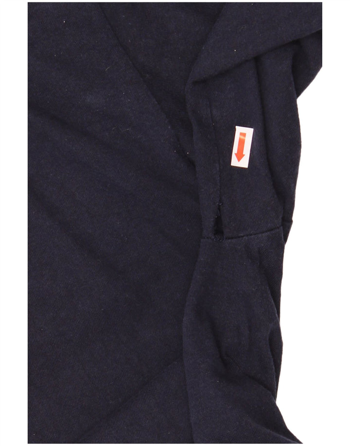 T-shirt ASICS da uomo XL XL in cotone blu navy