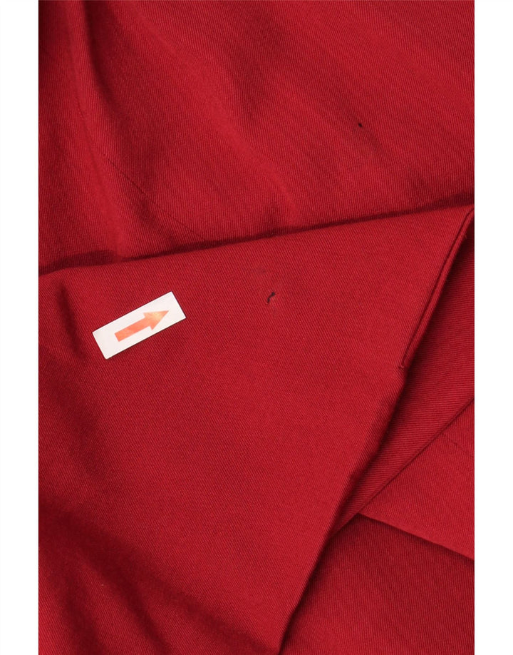 Giacca blazer da uomo a 3 bottoni VINTAGE IT 50 grande in lana rossa