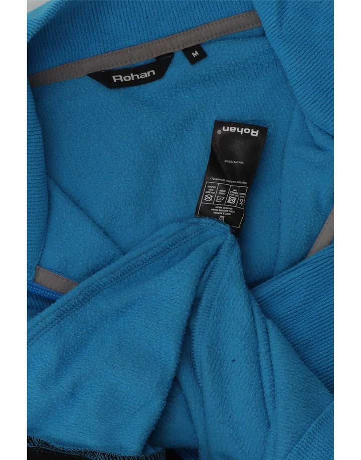 Giacca in pile da uomo Rohan UK 38 poliestere blu medio