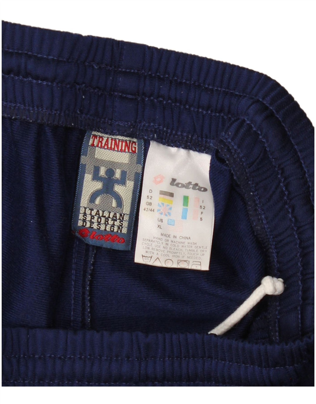 Pantaloni da tuta da uomo Lotto UK 40/42 XL Poliestere blu navy