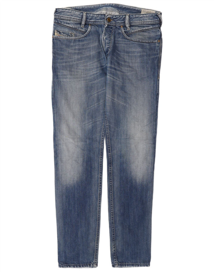 Jeans slim da uomo DIESEL W32 L32 cotone blu