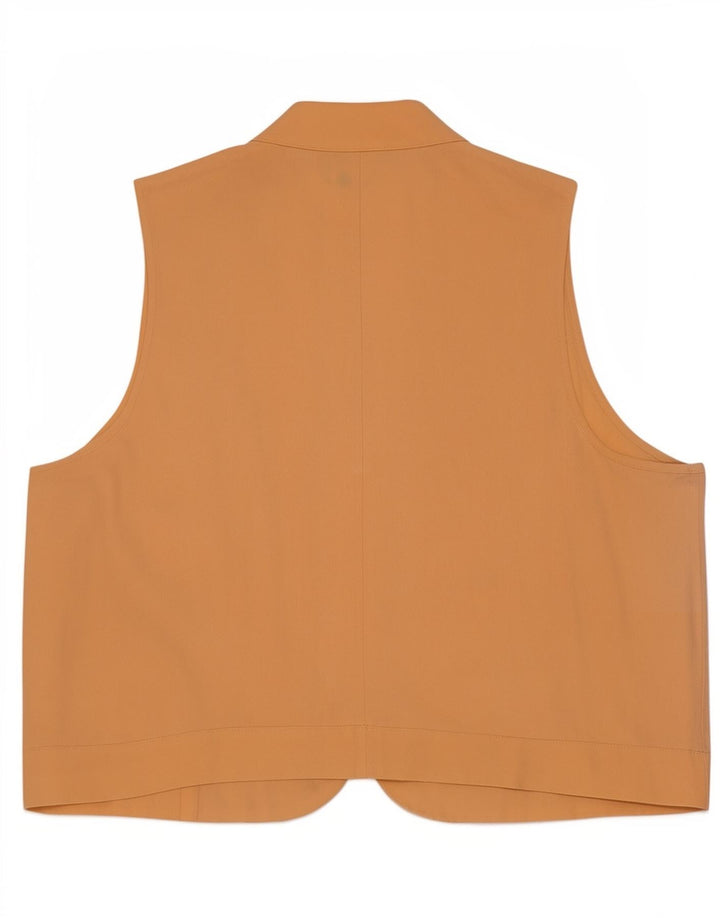 Blusa oversize senza maniche da donna Balloon IT 40 Small Beige Seta