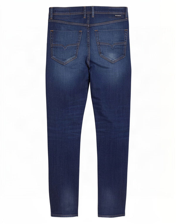 Diesel Uomo Tepphar Regular Carota Slim Jeans W31 L32 Blu