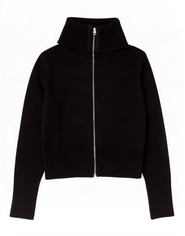 Maglione cardigan da donna Zara UK 10 piccolo in viscosa nera