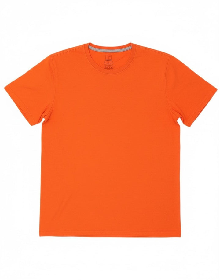 T-shirt da uomo Russell Athletic Top in cotone arancione medio