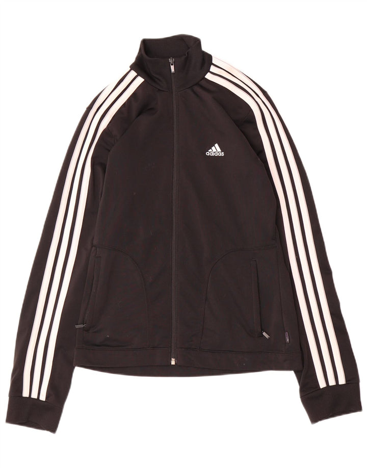 Giacca da tuta da donna Adidas UK 10 Small Poliestere nero