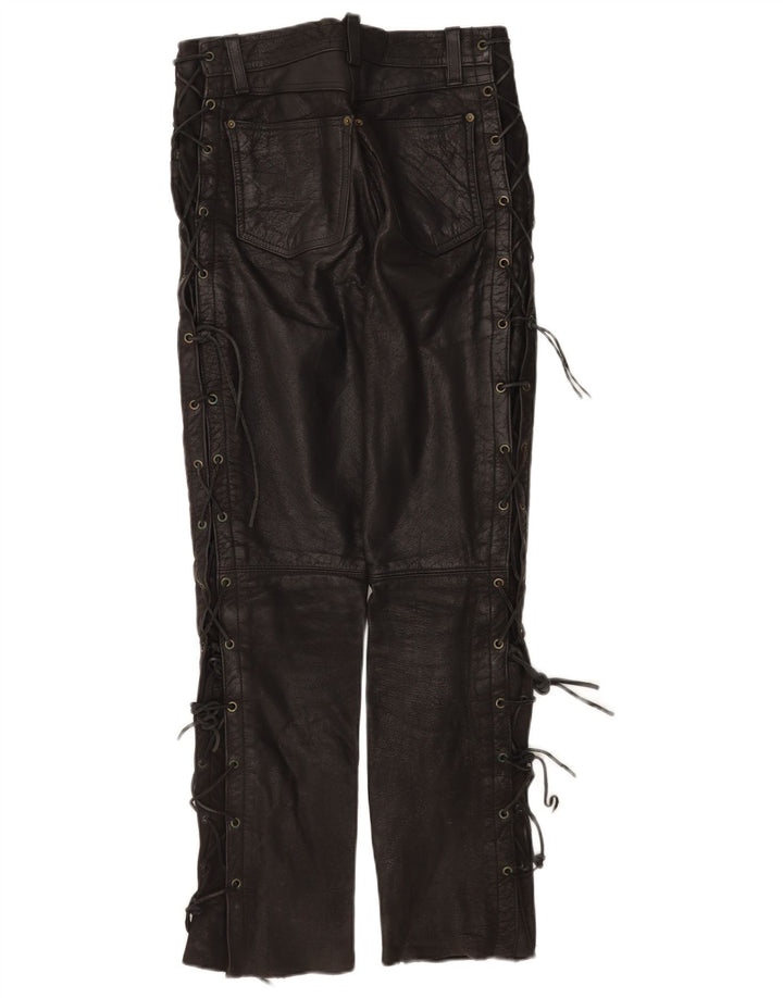Modeka Womens Leather Trousers W28 L30 Black Leather
