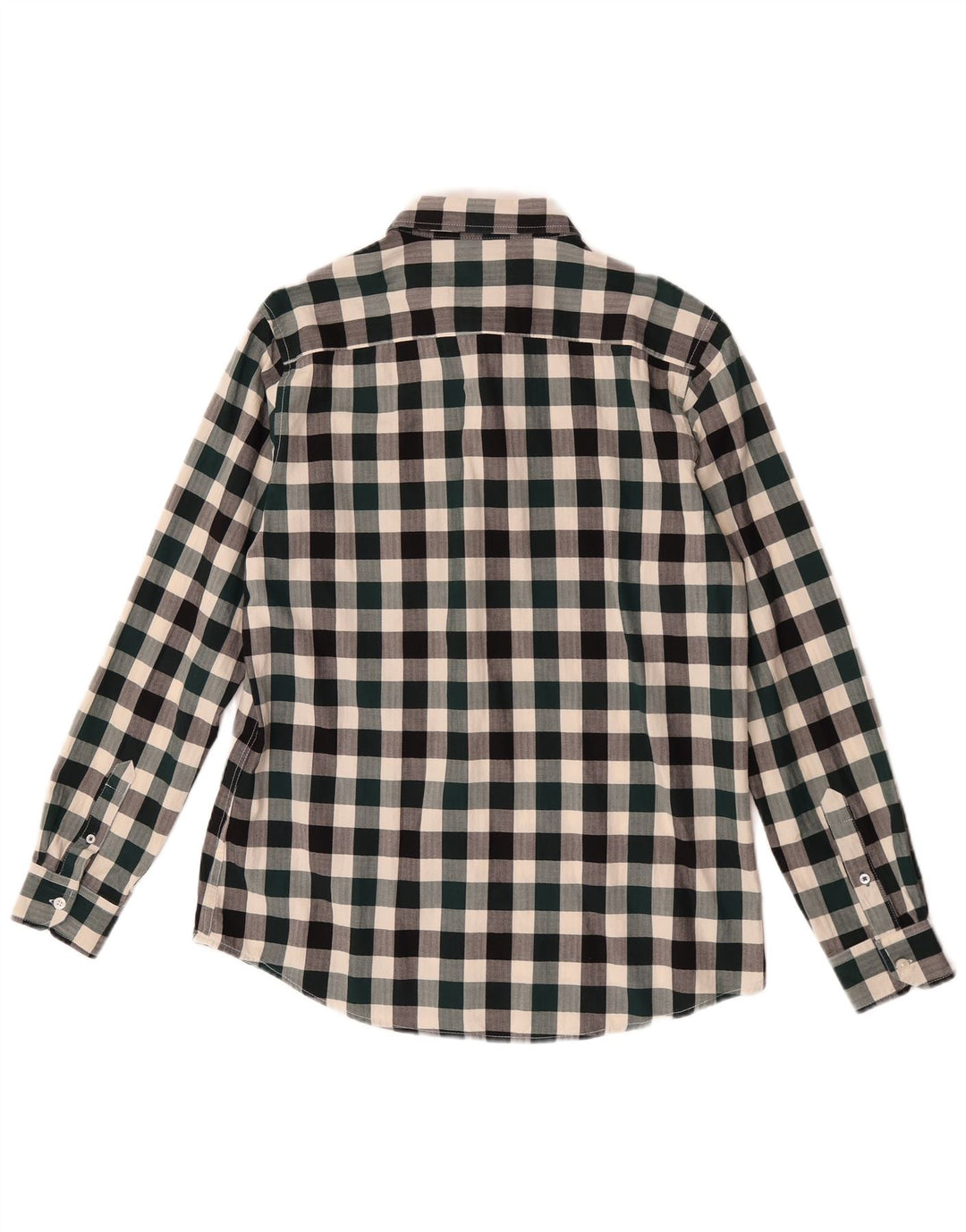 Crew Clothing Camicia slim fit da uomo in cotone a quadretti multicolore medio
