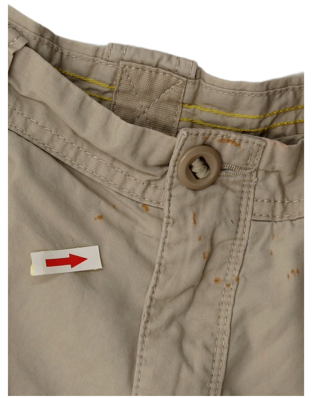 Pantaloncini cargo Marks & Spencer da uomo blu Harbour W36 grandi cotone beige