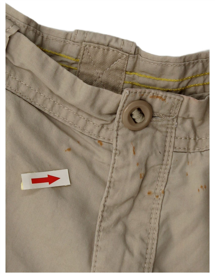 Pantaloncini cargo Marks & Spencer da uomo blu Harbour W36 grandi cotone beige