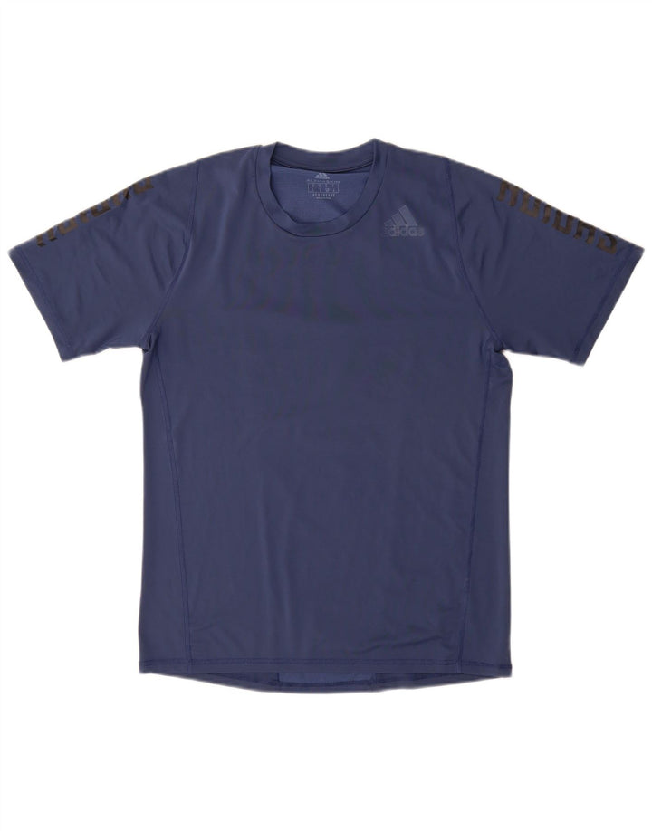 T-shirt grafica ADIDAS da uomo Aeroready Top Small Blu navy