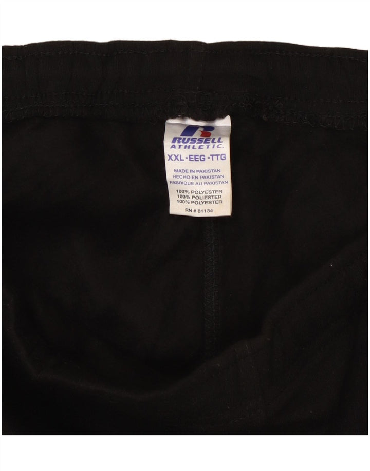 Pantaloni da tuta cargo da uomo RUSSELL ATHLETIC 2XL poliestere nero