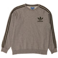 Felpa Adidas Uomo Maglione Cotone Grigio Medio